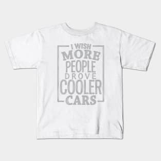 Cooler cars Kids T-Shirt